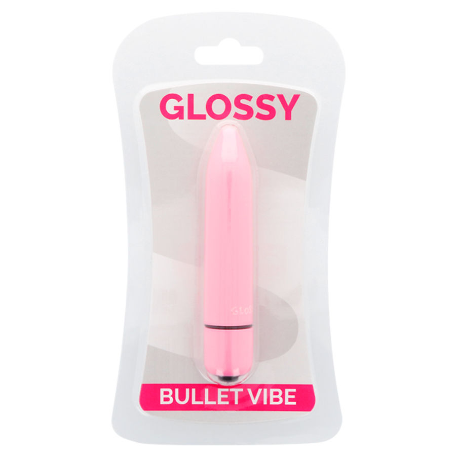 GLOSSY THIN VIBRATOR ROZA - slika 3