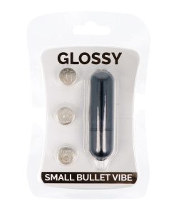 GLOSSY MALI KROGLIČNI VIBRATOR - ČRNI - slika 3