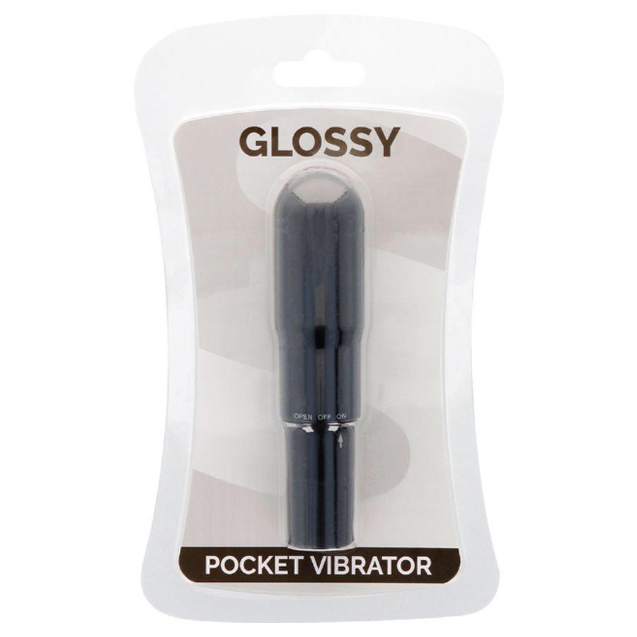 GLOSSY ŽEPNI VIBRATOR - ČRNI - slika 3
