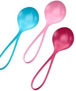 SATISFYER LOVEBALLS KOMPLET 3 KROGLIC ZA TRENING