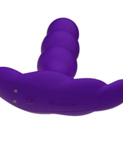 Alternative view of NALONE PEARL ANALNI VIBRATOR NA DALJINSKO UPRAVLJANJE - ČRNA/VIJOLIČNA