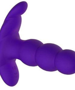NALONE PEARL ANALNI VIBRATOR NA DALJINSKO UPRAVLJANJE - ČRNA/VIJOLIČNA - slika 3