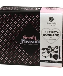 SECRET PLAY BDSM KOMPLET 8 KOSOV - ČRNA