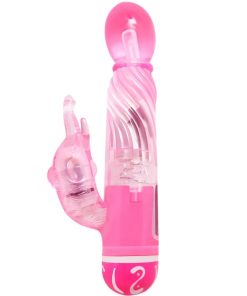 BAILE VIBRATORS VEČHITROSTNI VIBRATOR S STIMULATORJEM KLITORISA ROZA