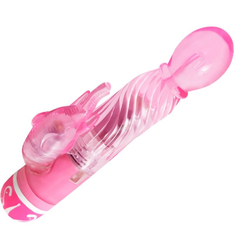 BAILE VIBRATORS VEČHITROSTNI VIBRATOR S STIMULATORJEM KLITORISA ROZA - slika 2