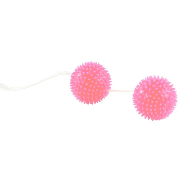 A DEEPLY PLEASURE SPIKY BALLS PINK 3.6 CM - slika 2