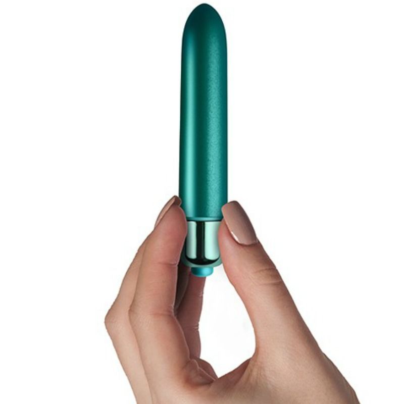 ROCKS-OFF TOUCH OF VELVET VIBRACIJSKI KROGLIČNI VIBRATOR - PEACOCK PETALS - slika 3