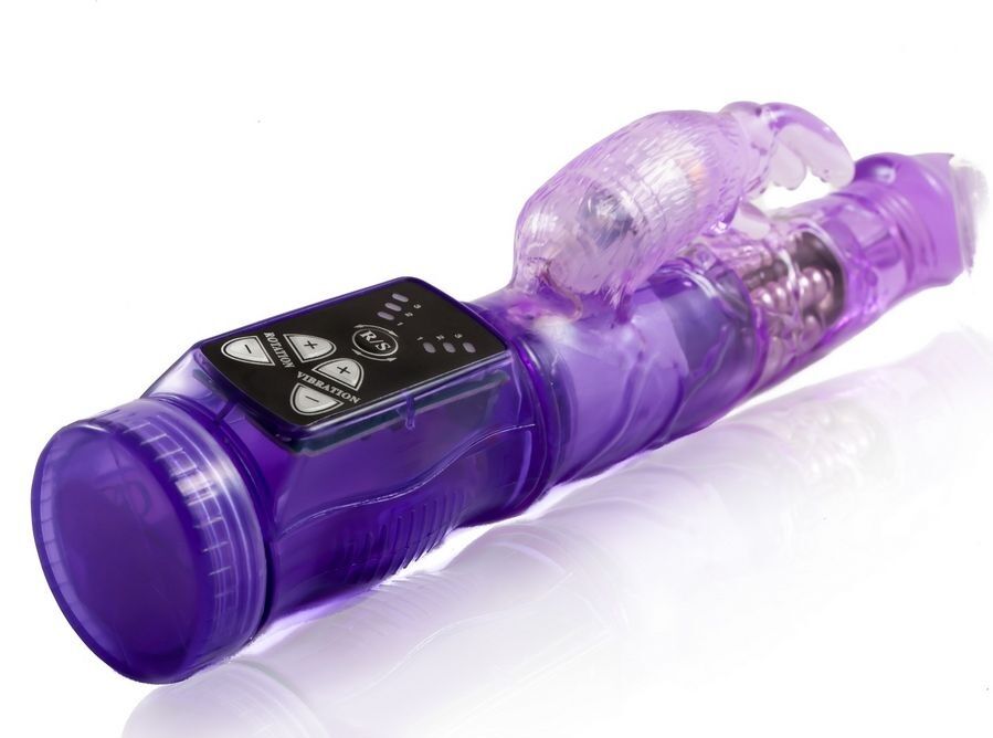 BAILE HAPPY ANGEL ZAJČJI VIBRATOR - VIJOLIČEN - slika 2