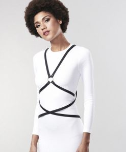 BIJOUX INDISCRETS MAZE MULTI-WAY HARNESS BLACK - slika 3