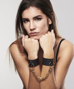 BIJOUX INDISCRETS MAZE WIDE CUFFS BLACK - slika 3