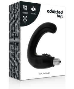 ADDICTED TOYS ANALNI MASAŽER - ČRNI - slika 3