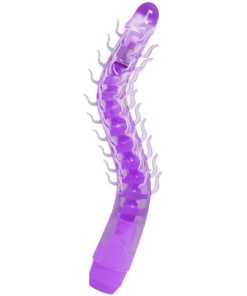 FLEXI VIBE SENSUAL VIBRATOR Z UPOGIBLJIVO HRBTENICO 23,5 CM - VIJOLIČEN