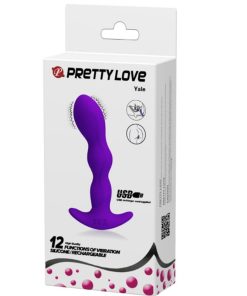 PRETTY LOVE ANALNI VIBRACIJSKI MASAŽER Z 12 FUNKCIJAMI - VIJOLIČEN - slika 3