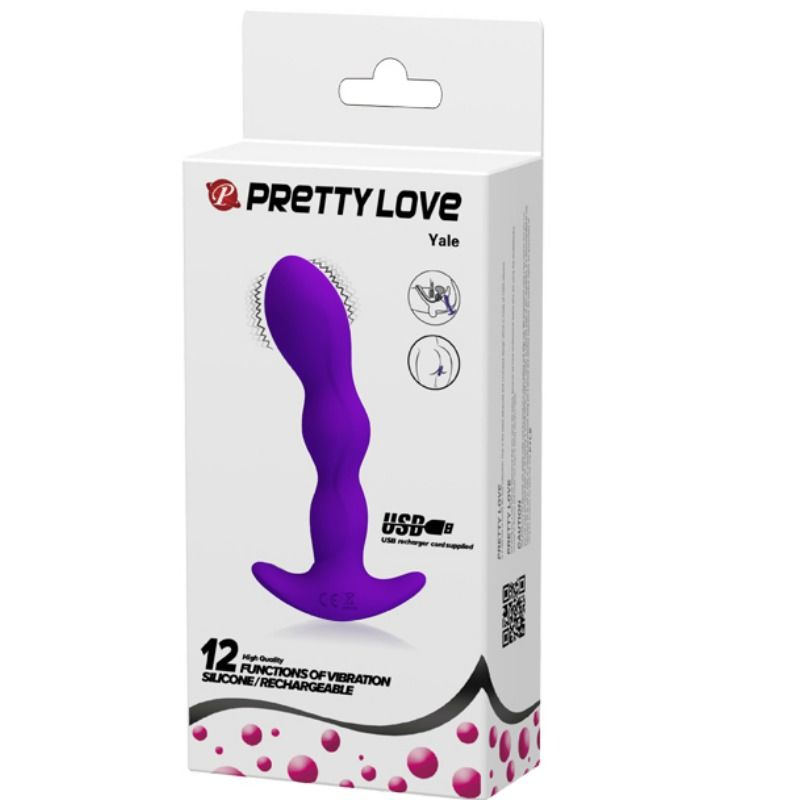 PRETTY LOVE ANALNI VIBRACIJSKI MASAŽER Z 12 FUNKCIJAMI - VIJOLIČEN - slika 3
