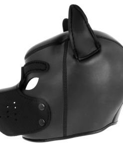 Alternative view of DARKNESS NEOPRENE DOG HOOD WITH REMOVABLE MUZZLE M
