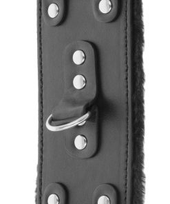 DARKNESS WRIST RESTRAINTS BLACK WITH FUR - slika 3