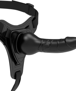 FETISH SUBMISSIVE POSTROJ S SILIKONSKIM REALISTIČNIM DILDOM 16 CM - ČRNI