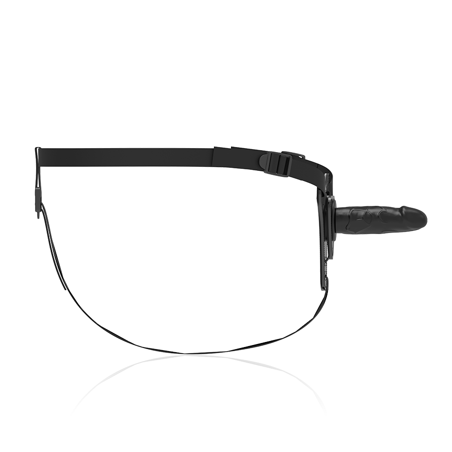 FETISH SUBMISSIVE POSTROJ S SILIKONSKIM REALISTIČNIM DILDOM - ČRNI 15 CM - slika 3