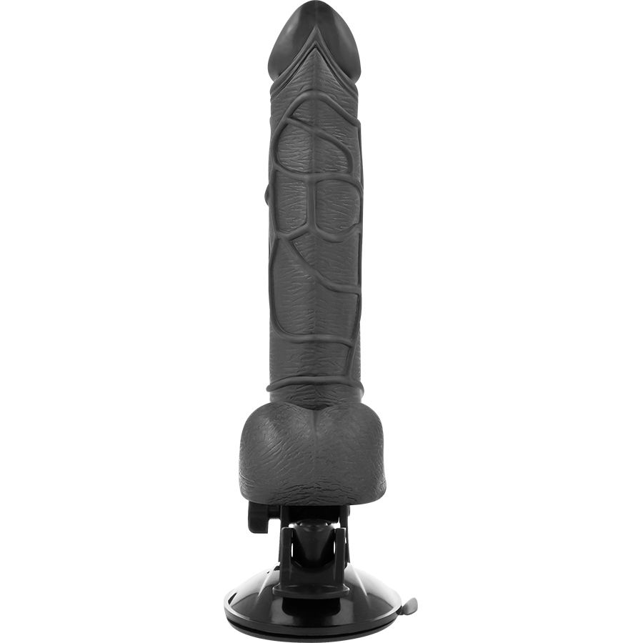 BASECOCK REALISTIČEN UPOGLJIV DILDO NA DALJINSKO UPRAVLJANJE - ČRNI 19,5 CM - slika 3