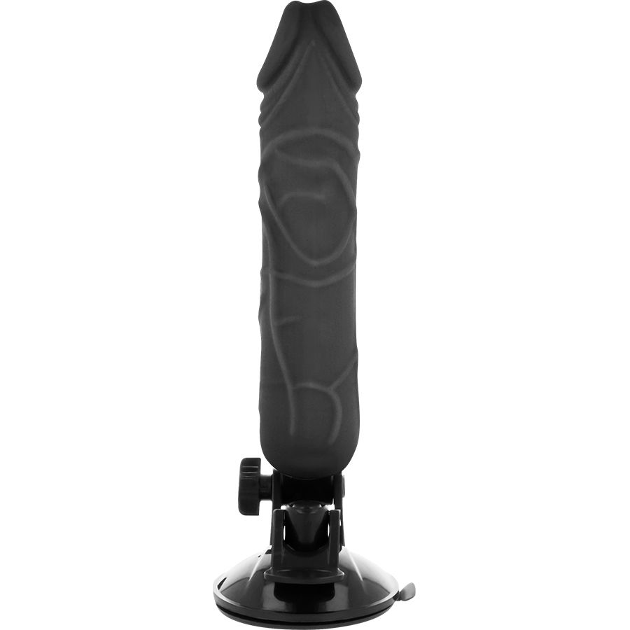 BASECOCK REALISTIČEN UPOGLJIV DILDO NA DALJINSKO UPRAVLJANJE - ČRNI 20 CM - slika 3