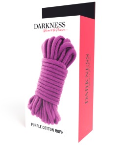 DARKNESS KINBAKU ROPE LINEN PURPLE 10 M