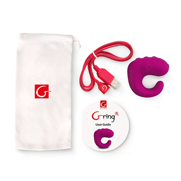 FUN TOYS GRING XL PRSTNI VIBRATOR - SLADKA MALINA - slika 2