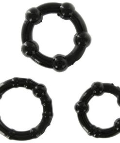 SEVENCREATIONS OBROČEK ZA PENIS STAY HARD - ČRNI