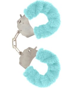 Alternative view of FURRY FUN CUFFS BONDAGE BLUE