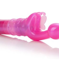 Alternative view of KISS STIMULATOR V OBLIKI METULJA BUTTERFLY KISS - ROZA