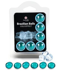 SECRETPLAY SET 6 BRAZILSKIH ŽOGIC S HLADILNIM UČINKOM