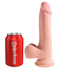 Alternative view of KINGCOCK TRIPLE DENSITY DILDO - 19 CM