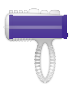 Alternative view of CASUAL RING JEZIČNI VIBRATOR - VIJOLIČEN