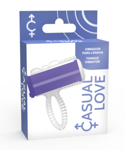 CASUAL RING JEZIČNI VIBRATOR - VIJOLIČEN - slika 3