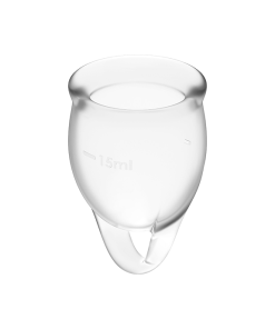 Alternative view of SATISFYER FEEL CONFIDENT MENSTRUAL CUP CLEAR  15+20ML