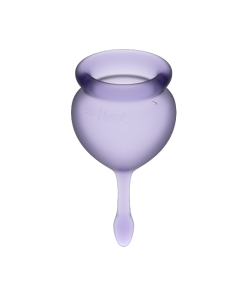 SATISFYER FEEL GOOD MENSTRUAL CUP PURPLE 15+20ML - slika 3