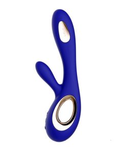 Alternative view of LELO SORAYA WAVE ZAJČJI VIBRATOR - MIDNIGHT BLUE/POLNOČNO MODRA