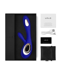 LELO SORAYA WAVE ZAJČJI VIBRATOR - MIDNIGHT BLUE/POLNOČNO MODRA - slika 3
