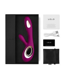 LELO SORAYA WAVE ZAJČJI VIBRATOR - DEEP ROSE/TEMNO ROZA - slika 3