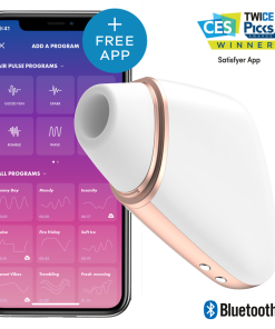 SATISFYER CONNECT - LJUBEZENSKI TRIKOTNIK - BELA / ZLATA