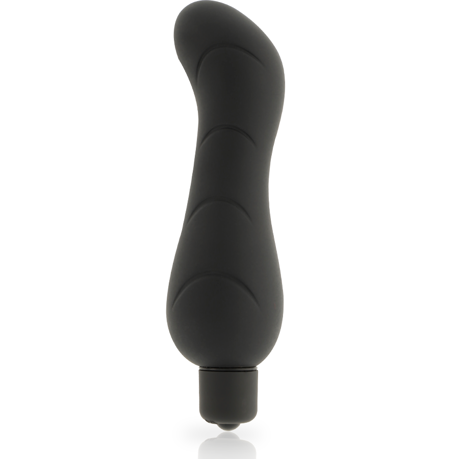 DOLCE VITA SILIKONSKI DILDO ZA G-TOČKO - ČRNI - slika 2