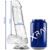 XRAY PROZOREN PENIS Z JAJCI 18,5 CM X 3,8 CM