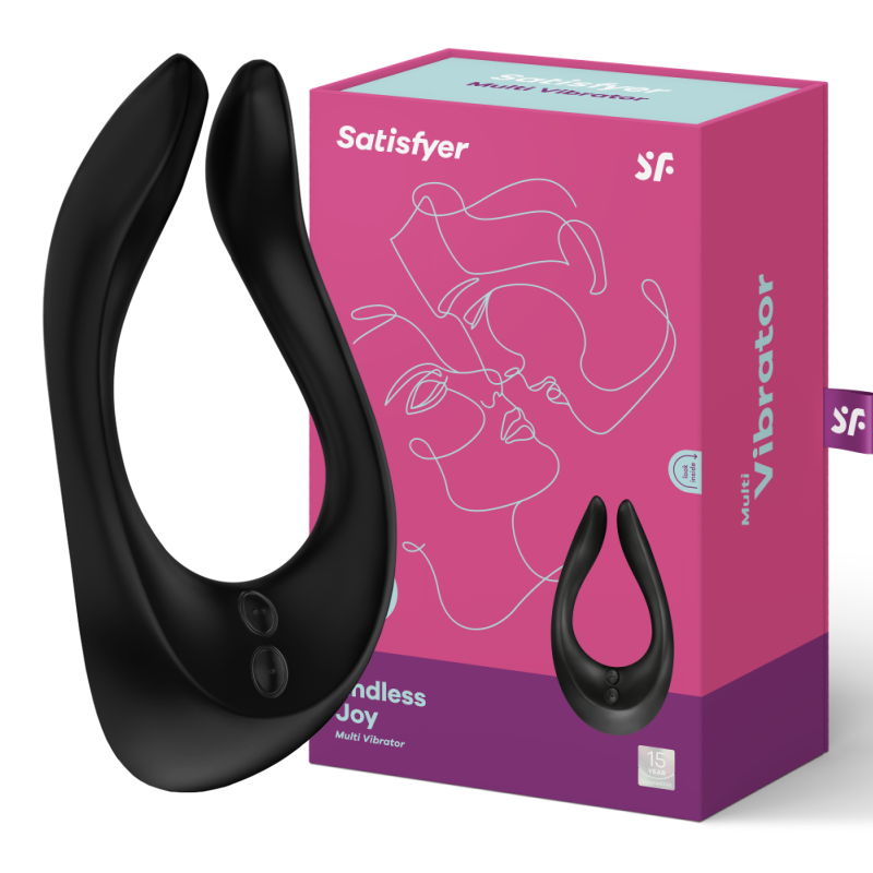 SATISFYER PARTNER MULTIFUN 2 PARTNERSKI VIBRATOR - ČRNI - slika 2