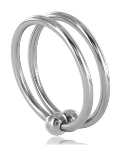 METALHARD DVOJNI PRSTAN ZA GLAVICO PENISA 28 MM