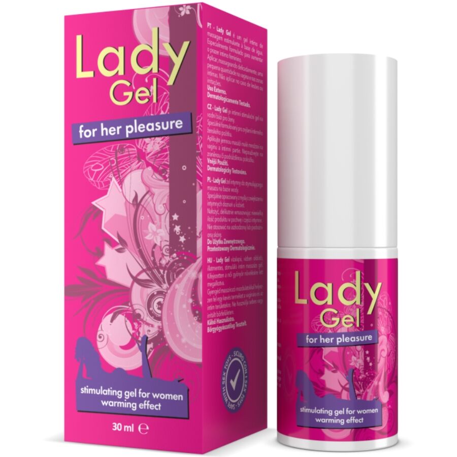 LADY GEL FOR HER STIMULATIVNI GEL ZA UŽITEK Z OGREVALNIM UČINKOM 30 ML