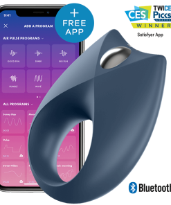 SATISFYER POWERFUL ROYAL ONE OBROČEK ZA PENIS Z APLIKACIJO