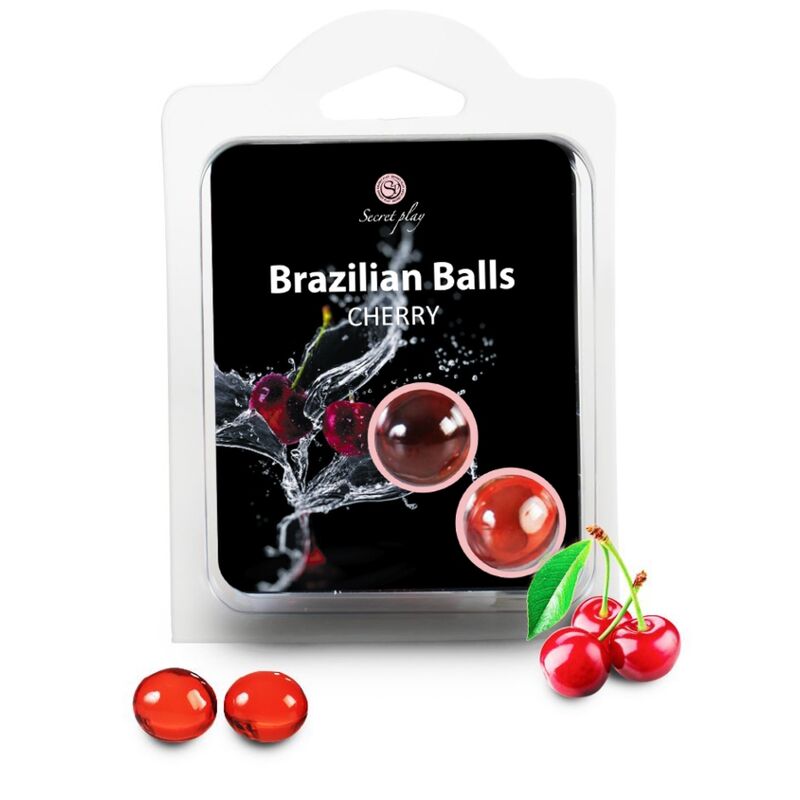SECRETPLAY BRAZILSKE KROGLICE ČEŠNJA