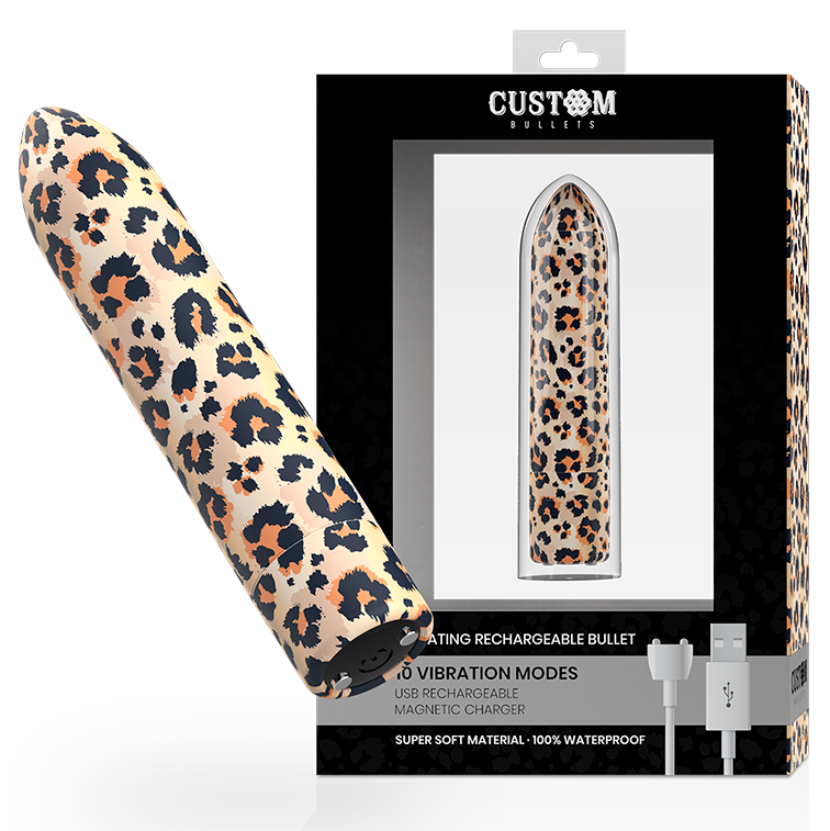CUSTOM BULLETS LEOPARD MAGNETNA KROGLA Z 10 INTENZITETAMI