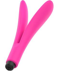 OHMAMA DVOJNI MULTIFUNKCIJSKI VIBRATOR BOŽIČNA IZDAJA - ROZA