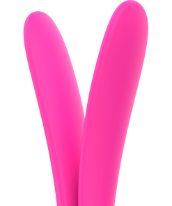 OHMAMA DVOJNI MULTIFUNKCIJSKI VIBRATOR BOŽIČNA IZDAJA - ROZA - slika 3