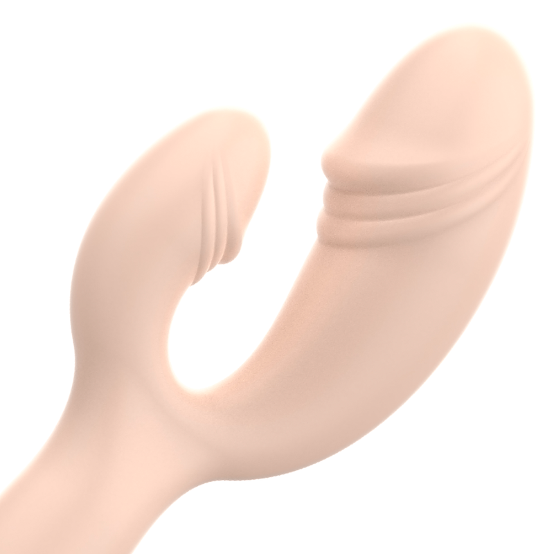 OHMAMA KLASIČNI ZAJČJI VIBRATOR BOŽIČNA IZDAJA - MESNAT - slika 2